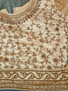 Royal Golden Embroidered Lehenga Set ✨