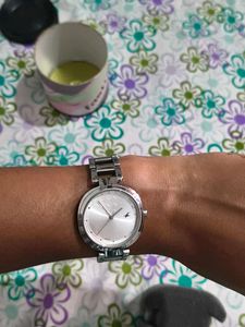 Fastrack Silver Tone Watch