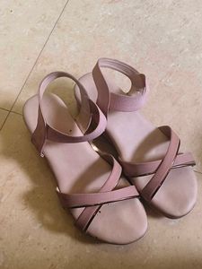 Stylish Pink Flat Sandals