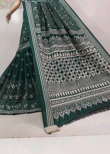 Hand Kantha Embroidery Saree