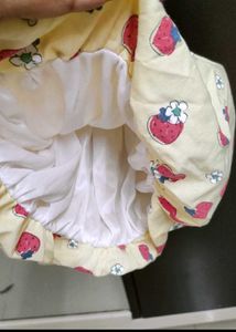 Adorable Strawberry Print Baby Dress