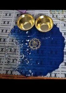Resin Pooja Thalis 4,6,8 Inch Available