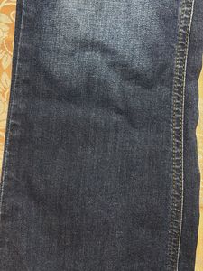 Flared Dark Wash Denim Jeans