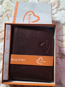 Being Human Men's Brown Leather Wallet