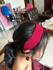 Red Knit Headband