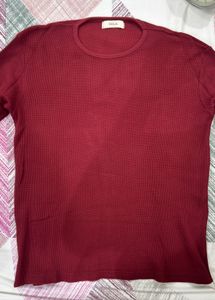 Maroon Casual T-Shirt