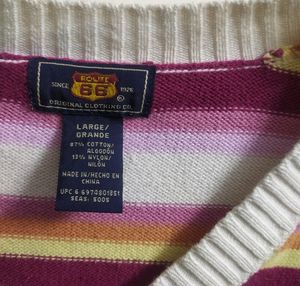 pinterest striped cute aesthetic korean sweater