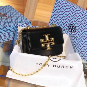Tory Burch Black Leather Kira Bag