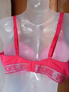 Vibrant Pink Push-Up Bra