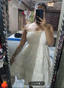 Off-White Smocked Sundress