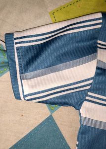 H&amp;M Blue &amp; White Striped T-Shirt | Size XL