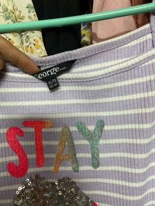 Girls' Striped Dress