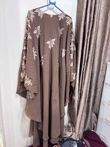 Elegant Brown Embroidered Kurta