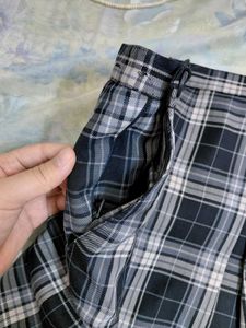 Trendy Plaid Pleated Mini Skirt