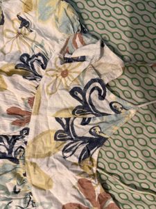 Abstract floral Print Summer Top