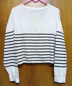 H&amp;M Striped V-Neck Long Sleeve cardigan