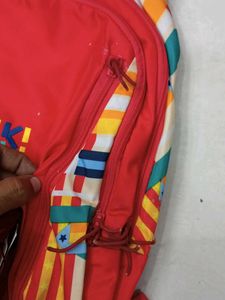 WIKI WHIRL RED BACKPACK