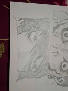 Hand-Drawn Anime Eye Art