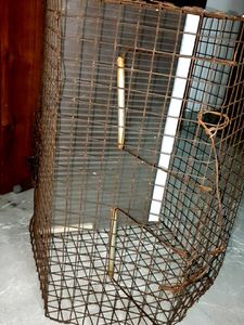 Vintage Wire Animal Cage