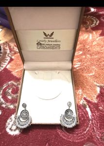 Exquisite Oxidized Silver Statement Earrings