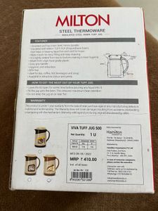 Milton insulated  steel thermoware jug