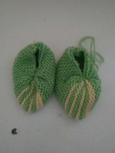 Cute Knitted Baby Booties