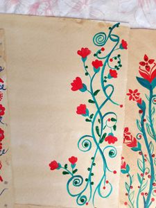 Hand-painted Vintage Sheets for Arts &amp; Crafts