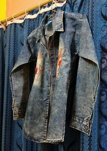 Denim Cotton Full Shirt.