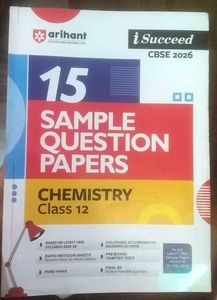 Arihant Chemistry Class 12 Sample Papers