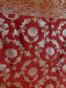 Elegant Red Banarasi Silk Saree