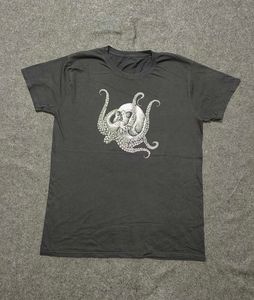 Skull &amp; Octopus Dark Aesthetic Graphic T-Shirt