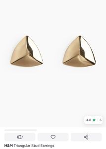 H&M Triangular Stud Earrings