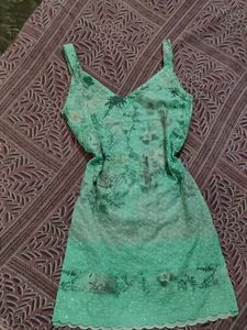 Beautiful Green Floral Kurta