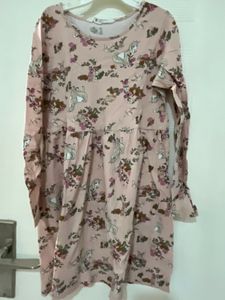 Printed h&amp;m Dress Full Sleeve