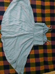 Light Blue Button-Down Summer Dress