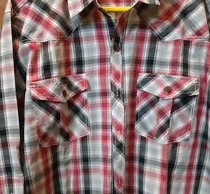 Men's Plaid Long Sleeve Shirt