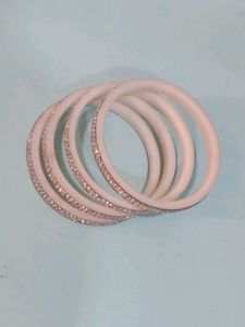 Sparkling Rhinestone Bangle Set