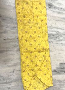 Bright Yellow Printed Palazzo Pants
