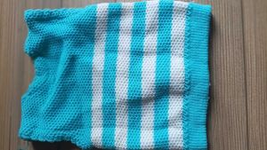 Striped Knit Sweater Vest