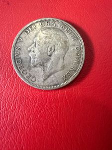 1929 silver florin coin