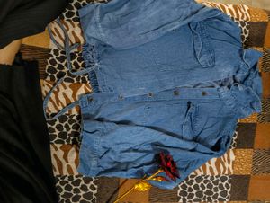 Stylish Blue Denim top