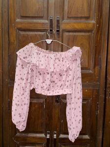 🌸 Insence Off-Shoulder Top + Skirt Set | Size 28