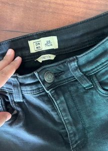Classic Black Wash Denim Jeans