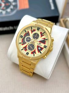 Premium Casio Edifice Gold Chronograph WATCH FOR M