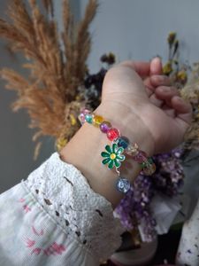 Cute Beaded Bracelet &amp; Hairpin