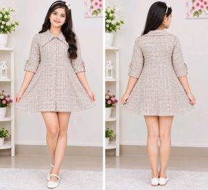 Chic Plaid A-Line Dress