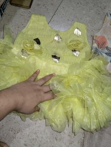 Charming Yellow Baby Dress