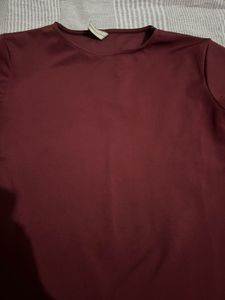 Maroon Short Sleeve T-Shirt