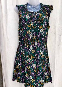 Floral Print Mini Dress