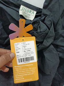 cotton Black Midi Slip Dress